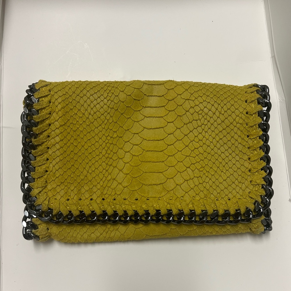 BORSE IN PELLE GENUINE Leather CROC Crossbody Bag ITALY